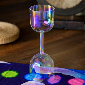 SUCCESS 6 7インチクリアクリスタルシンギングチャリス ダブルハンドル ロングサウンドヒーリングセラピー レイキリカバリー瞑想DIY - Product Image 3