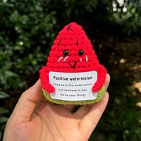 Vente chaude Tricoté À La Main Textiles De Maison Poupées À Énergie Positive Avec Des Pommes De Terre Mignonnes Drôle Avocats Concombres Autre Unique