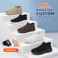 Chaussures de course pour hommes 2026 en promotion – Baskets respirantes en maille légères à enfiler avec semelle amortissante en EVA creuse