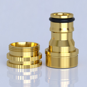 Adaptador de lavabo de aleación de aluminio de 12 mm con conexión rápida de seda interna y externa para conexión de grifo y tubería de agua - Product Image 2