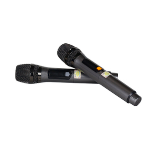 2 miếng micro cầm tay <span class=keywords><strong>UHF</strong></span> chuyên nghiệp không dây với giảm tiếng ồn cho âm thanh gia đình, ktv, karoke, sân khấu, ca hát, v. v. - Product Image 5