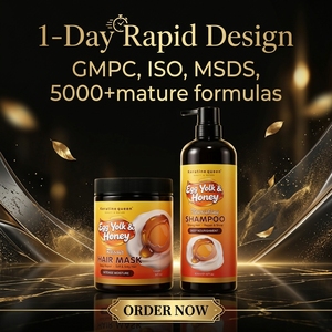Champú y Mascarilla Capilar Nutritivos con Ingredientes Naturales <span class=keywords><strong>de</strong></span> Yema <span class=keywords><strong>de</strong></span> <span class=keywords><strong>Huevo</strong></span> y Miel, Tratamiento Capilar para Reparación Intensa <span class=keywords><strong>de</strong></span> la Humedad y Brillo, Set <span class=keywords><strong>de</strong></span> Champú - Product Image 3