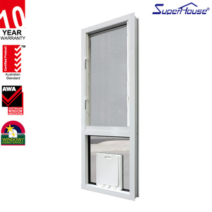 Superhouse Puerta para Perros Grandes, Puerta para Mascotas, Puerta para Perros Medianos y Grandes, Puerta de Entrada Abatible de Aluminio para Golden Retriever, Collie, Rowena - Product Image 2