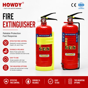 <span class=keywords><strong>Extincteur</strong></span> portable 1 kg à poudre ABC pour <span class=keywords><strong>voiture</strong></span> et maison, <span class=keywords><strong>avec</strong></span> <span class=keywords><strong>support</strong></span> – Idéal pour les incendies de petite taille (8 à 15 cm) - Product Image 1