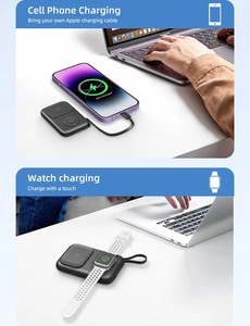 Nouvelle mini montre connectée avec chargeur sans fil coréen KC et batterie de 5000 mAh, puissance de sortie 10W - Product Image 3