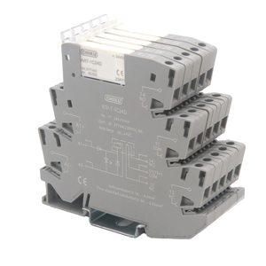 24V PLC産業用制御密閉型ソケット6.2mm厚ネジ式低電力DINレールカスタマイズソリッドステートリレーミニチュア - Product Image 1