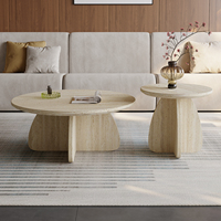 Couch tisch, heller Luxus, modern und einfach, große und kleine Wohnung, High-End-Gefühl, rundes Wohnzimmer, Zuhause minimalist isch