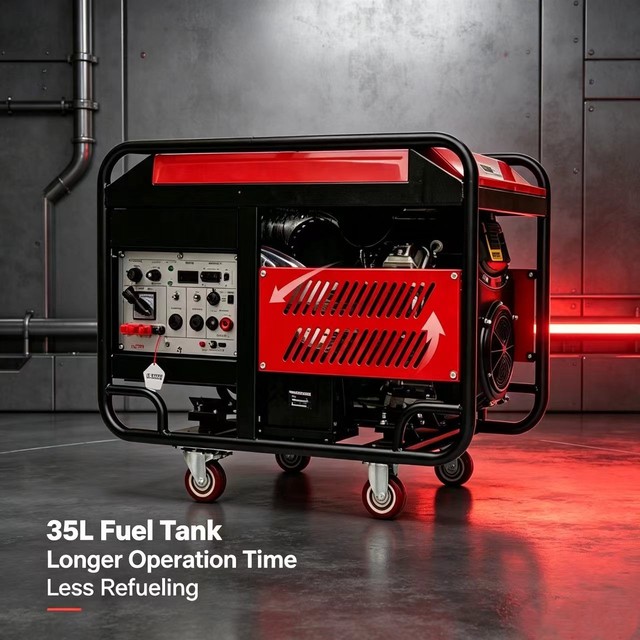 Open Frame Gasoline Generator 15 kW AC TWO Phase Portable Generator
