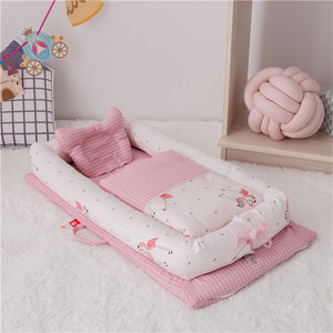 Gasa <span class=keywords><strong>doble</strong></span> portátil transpirable niños recién nacido bebé cunas - Product Image 3
