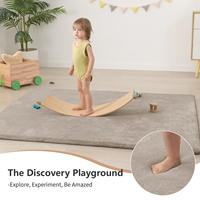 Tapis de jeu pour bébé en velours corail, antidérapant, rembourré, tapis de sol pour enfants, tapis en mousse à mémoire de forme de haute qualité pour salon, vente chaude, approvisionnement en usine