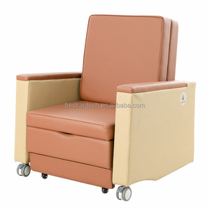 BT-CN017 lüks ofis katlanır görevlisi katlanır yatak cabrio hastane beraberindeki yatak tıbbi katlanabilir hastane sandalyesi - Product Image 5