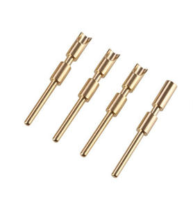 Độ chính xác cao đồng pin kết nối 1mm 1.5mm 2mm 2.5mm 24K vàng mạ chuối cắm nam nữ liên hệ với chân - Product Image 2
