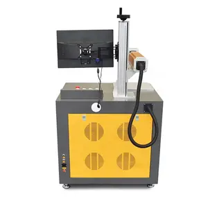 Yalet Special Yellow Original Customization 20W 30W 60w 100w 200w Fiber Laser Marking Machine For Metal