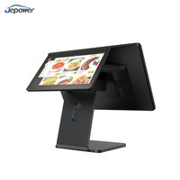 Nouveau terminal de point de vente Android 11 Jepower ACHC21 15,6 pouces pour supermarché, double écran, caisse enregistreuse tout-en-un, mémoire 2+16 Go, efficace