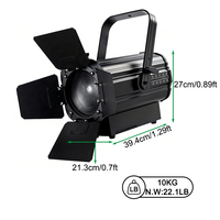 Igreslite 400W/200W LED Fresnel Spot Light RGBAL 5in1 Éclairage de studio DMX512 Modes de contrôle DMX IP20