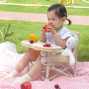 Chaise haute pliable pour bébé, chaise d'alimentation légère pour enfants, siège portable pour tout-petits, pour salle à manger et voyage - Product Image 2