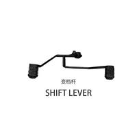 Nouvelle Levier de Vitesses Universel en Aluminium CNC pour Moto, Leviers de Changement de Vitesse Talon-Orteil Softail, Repose-Pieds Confortables de Remplacement