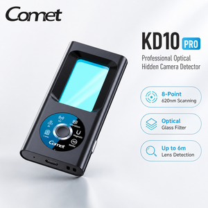 Rilevatore di Telecamere Nascoste Professionale OEM KD10 PRO con Lente Ottica a 8 Punti 620nm RF IR Magnetico Anti-<span class=keywords><strong>Spia</strong></span> Durevole - Product Image 1