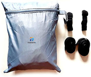 <span class=keywords><strong>Housse</strong></span> <span class=keywords><strong>de</strong></span> <span class=keywords><strong>protection</strong></span> argentée <span class=keywords><strong>pour</strong></span> vélo <span class=keywords><strong>2</strong></span> vélos avec poche coulissante <span class=keywords><strong>pour</strong></span> panneau d'avertissement, caravanes et camping-cars accessoires - Product Image 6