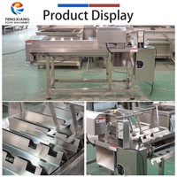 Machine industrielle de découpe de têtes de poisson avec pompe, en acier inoxydable 304, capacité de 45 pièces/min pour thon, morue, bar, tilapia