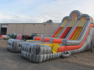 <span class=keywords><strong>Location</strong></span> en été de glissades commerciales à double ligne Châteaux de saut à bas prix Toboggan gonflable Vente en usine - Product Image 5