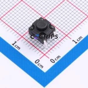 UK-B02123-G5.0-250 Tactile Switch DIP-4P,6.2x6.2mm Switch 2.5N 6.15mm 6.15mm 5mm - Product Image 1
