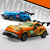 Escala tirar hacia atrás vehículo Diecast coche simulación modelo puerta apertura aleación coche de carreras juguetes para niños