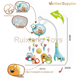 Télécommandé Projection Musical Lit Cloche En Plastique Bébé Berceau Suspendu <span class=keywords><strong>Mobile</strong></span> avec Boîte À Musique Emballé Unisexe Nouveau-Né <span class=keywords><strong>Jouet</strong></span> - Product Image 3