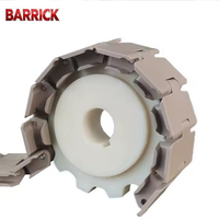 Pignons de transmission et de renvoi en plastique POM OEM pour chaîne de convoyeur 820 Flex et Flat Top dans les lignes d'emballage alimentaire