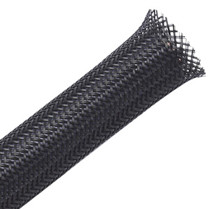 Manchon en caoutchouc de silicone tressé extensible et coloré pour l'isolation électrique résistante à l'abrasion des câbles - Product Image 3