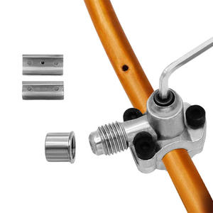 Válvula de Aguja de Latón con Salida Comprimida de 1/4\" y Autoperforación Manual para Uso en Aire Acondicionado de 3/8\" a 1-15/16\" de Diámetro - Product Image 6