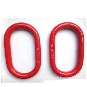 Ensemble de maillons en acier rouge forgé G100 G80, sous-ensemble, revêtement en poudre, boîte en carton pour levage de charges - Product Image 1