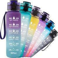 Bouteille d'eau en plastique Tritan sans BPA avec infuseur de fruits filtre infuseur de citron infuseur de thé en verre céramique bouteille de boisson en matériau PC