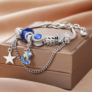 Brazaletes Geométricos Modernos <span class=keywords><strong>y</strong></span> Creativos, Chapados en Oro, con Cristales de Imitación, Pulsera para Parejas, Regalo de Aniversario, Venta al Por Mayor - Product Image 3
