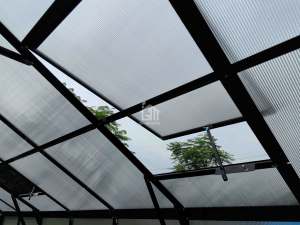 Serre en alliage d'aluminium PRO de 10 pieds de large - Portes à double battant et grandes ouvertures de toit pour jardin domestique/pépinière - Product Image 4