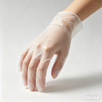 Gants jetables en PVC transparent de qualité alimentaire certifiée, vente en gros directe usine, pour la manipulation alimentaire industrielle, les laboratoires médicaux, sans latex