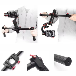 Eachshot Professional Dual Handle <b>Grip</b> Handheld Handlebar Kit for Gimbal of Crane Feiyu MOZA 3 Axis Gimbal Professional Dual Han - Product Image 5