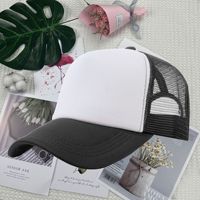 Casquette d'Été Personnalisée avec Logo Brodé Publicitaire pour Chauffeur de Camion, 100% Coton avec Maille Éponge, Chapeau de Soleil pour Hommes Femmes, Tissu Éponge pour Sports