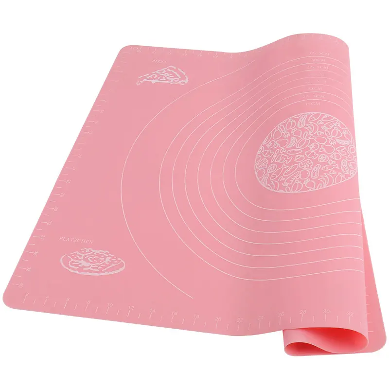 Silicone non-stick kneading dough making pastry non-slip mat with scale silicone chopping board kitchen tool