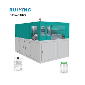 D03W-118/3 2.5 litre plastik şişe üfleme makinesi Pet streç şişirmeli kalıp makinesi Preform otomatik streç makinesi