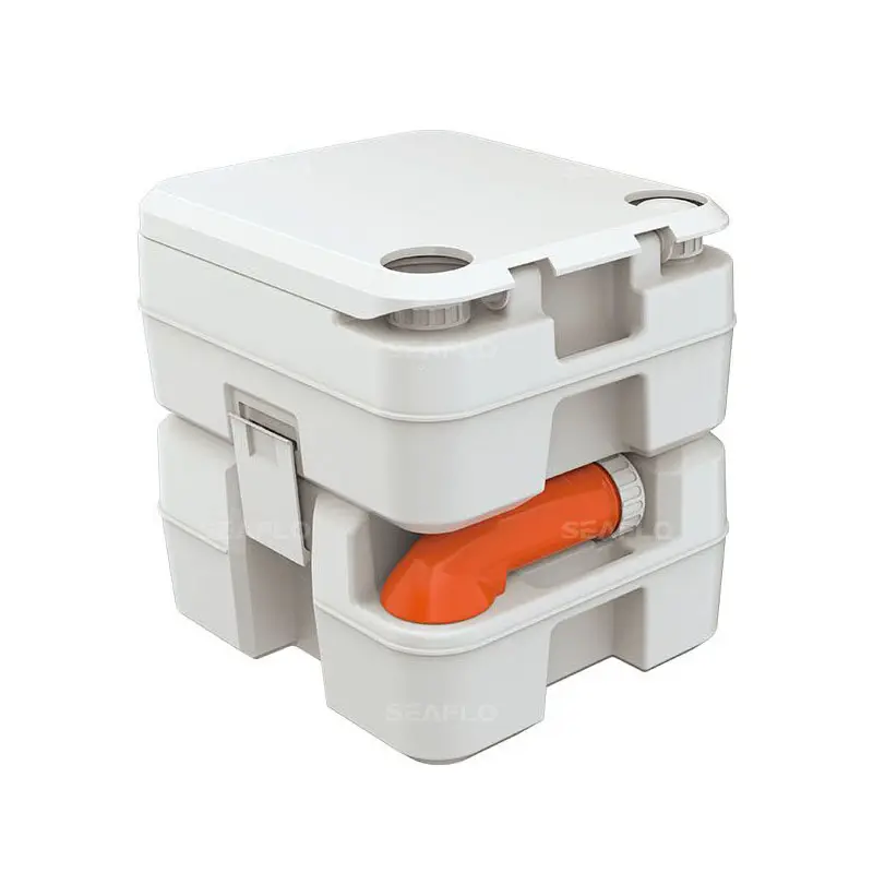 Оптовая продажа с фабрики, портативный пластиковый Туалет для кемпинга 20 литров на колесах, переносной мобильный туалет для взрослых