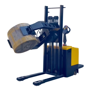 รถยก<span class=keywords><strong>ไฟฟ้า</strong></span>สำหรับยกถังและม้วนวัสดุ รับน้ำหนัก 500 กก. ยกสูงได้ 1.6 ม. สำหรับใช้ในบ้าน อุปกรณ์ขนย้ายม้วนวัสดุ - Product Image 3