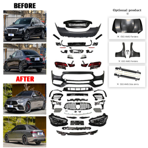 Kit Carrozzeria BBS con Griglia Paraurti <span class=keywords><strong>e</strong></span> Tubo di Scarico per <span class=keywords><strong>Mercedes</strong></span>-Benz <span class=keywords><strong>Classe</strong></span> <span class=keywords><strong>E</strong></span> W212 W213 W214, Aggiornamento E53 E63 E63S Wide E53 Wide E63S AMG - Product Image 4