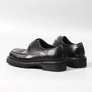 Zapatos de Hombre Personalizados de Alta Calidad - Zapatos Formales de Vestir de Cuero Genuino con Mayor Función Antideslizante y Mayor Altura - Product Image 5