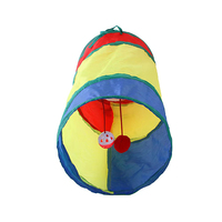 Lit tunnel pliable en tissu polyester coloré et amusant