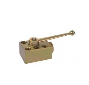 Vanne à boisseau sphérique hydraulique à trois voies de type plaque KHP3K 25 32 40 50 pour l'huile et l'eau, haute pression, inversion, fermeture lente - Product Image 6