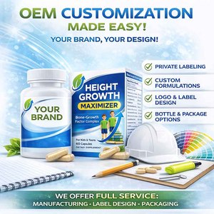 Integratori per la crescita in altezza all'ingrosso con etichetta privata, capsule di calcio per la forza delle ossa e l'immunità, servizio personalizzato OEM ODM - Product Image 6