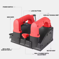 Machine à chanfreiner murale électrique 220V en acier inoxydable, outil industriel pour le chanfreinage des coins, application de mastic pour béton, outils électriques pour murs