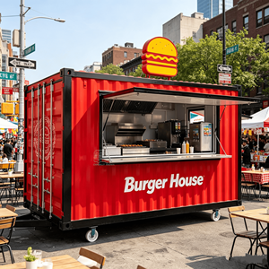Outdoor Luxury Shipping Restaurant With Professional Kitchen Layout <b>Container</b> Cafe - Product Image 3