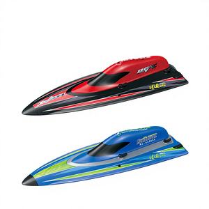 <span class=keywords><strong>Barca</strong></span> <span class=keywords><strong>RC</strong></span> Elettrica ad Alta Velocità 2.4Ghz per Esterni, Motore Brushless, Avviso Batteria Scarica, Telecomando a Lungo Raggio 150M, Nave Giocattolo 40km/h - Product Image 1